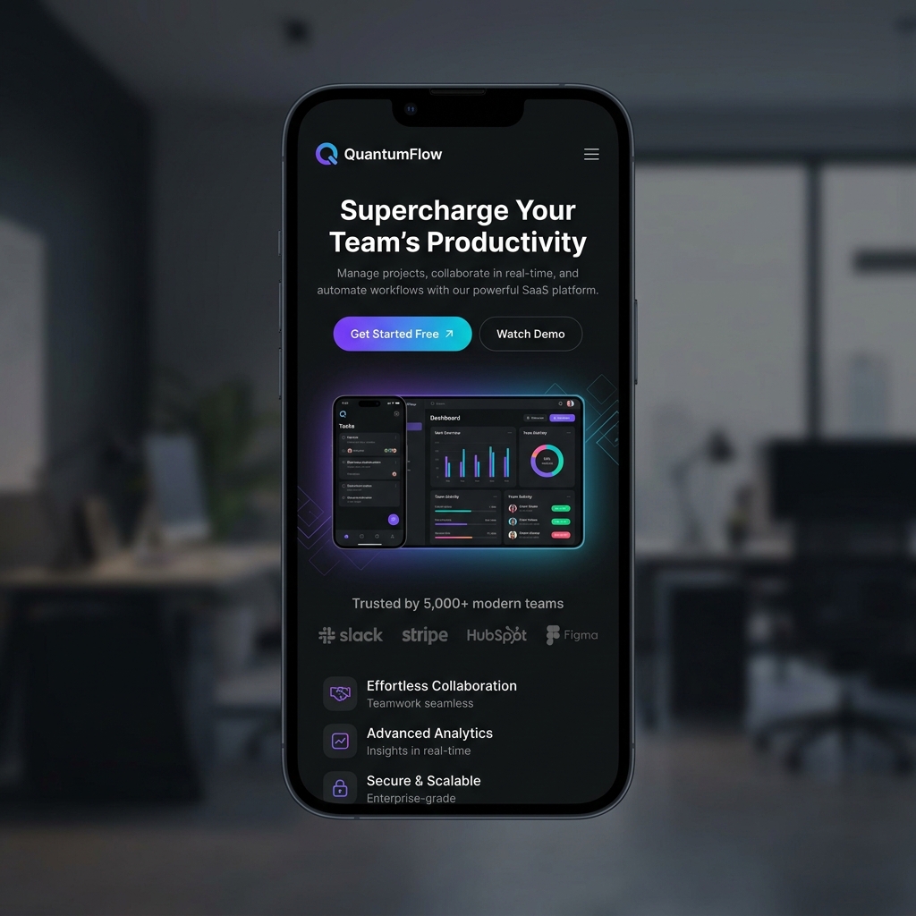 SaaS Landing Page